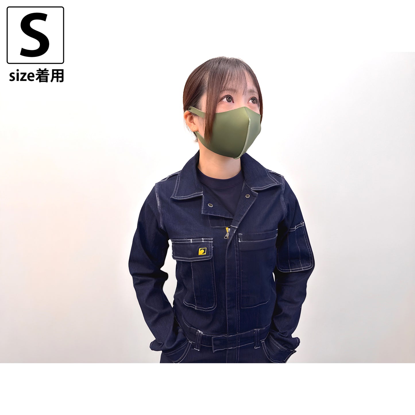 ちょこみツナギ「SIGNET デニムツナギ長袖」各サイズ