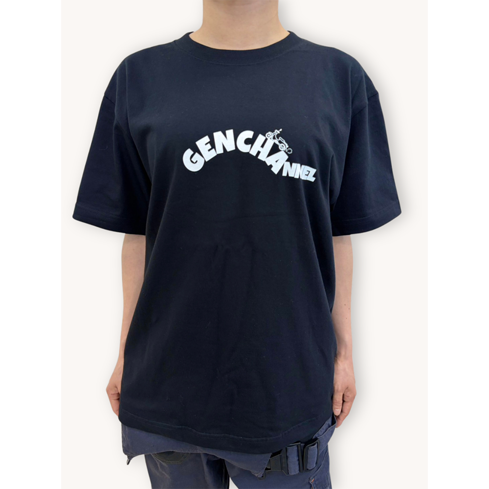 げんチャんねるTシャツ  ブラック