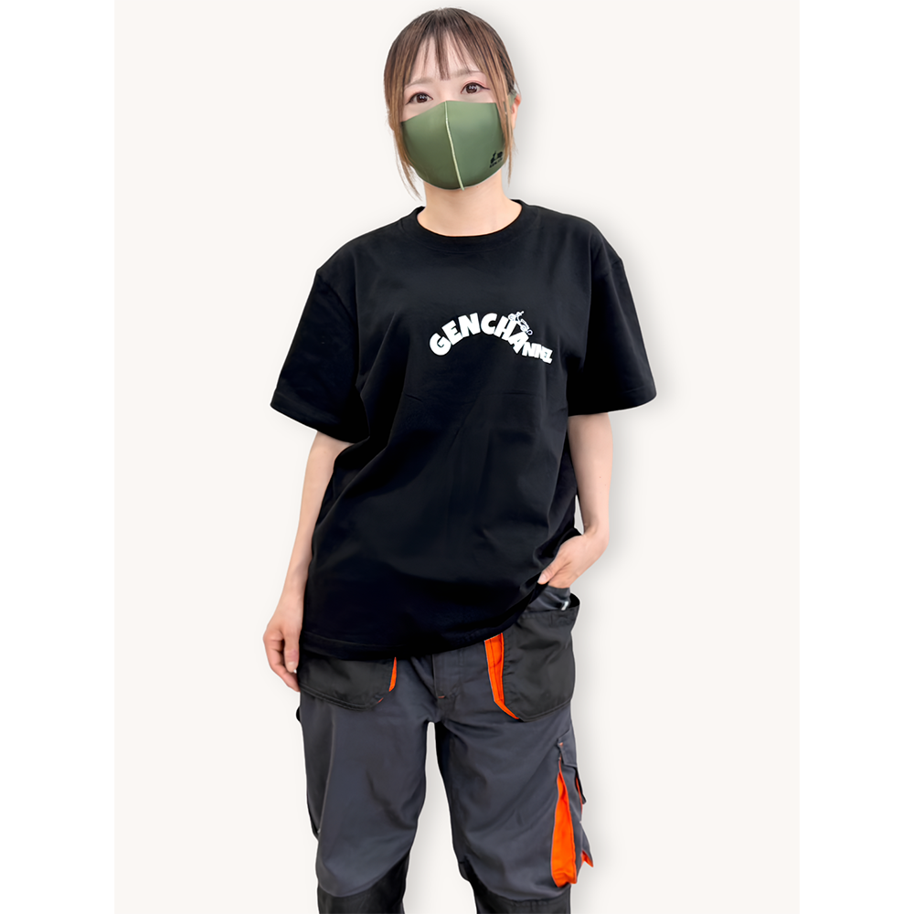 げんチャんねるTシャツ  ブラック