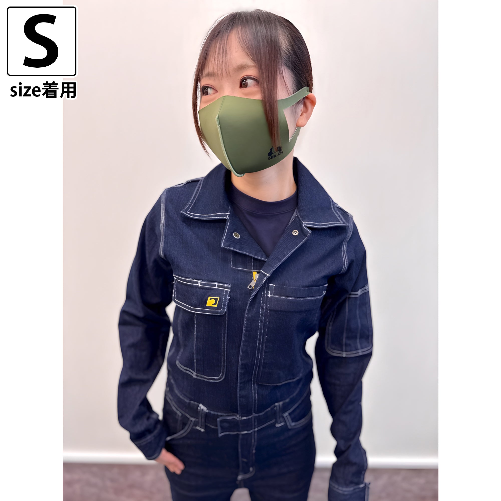 ちょこみツナギ「SIGNET デニムツナギ長袖」各サイズ – げんチャんねるShop