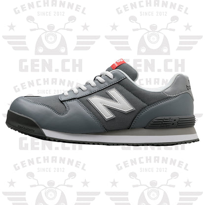 安全ちょこみ靴「New Balance 安全靴 PORTLAND PL-881 グレー」